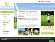 Tablet Screenshot of golfparadies-allgaeu.com